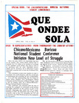 Que Ondee Sola- April 1982