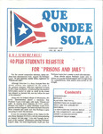 Que Ondee Sola- February 1983