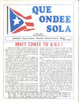 Que Ondee Sola- April 1983