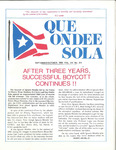 Que Ondee Sola- September-October 1983