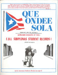 Que Ondee Sola- February 1984
