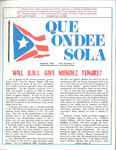 Que Ondee Sola- March 1984