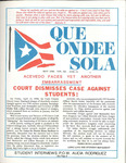 Que Ondee Sola- May 1984