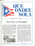 Que Ondee Sola- November-December 1984