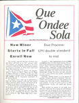 Que Ondee Sola- May 1985