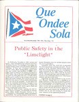 Que Ondee Sola- November-December 1985