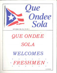 Que Ondee Sola- September 1986