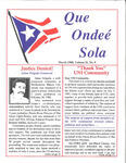 Que Ondee Sola- March 1988 by Robertico Medina