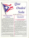 Que Ondee Sola- May 1988