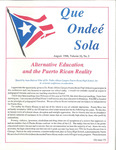 Que Ondee Sola- August 1988 by Robertico Medina