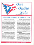 Que Ondee Sola- January 1989 by Felix Rosa
