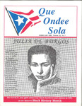 Que Ondee Sola- February 1989 by Felix Rosa