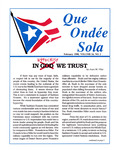 Que Ondee Sola - February 1990 by Jeanette Santana