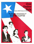 Que Ondee Sola- March 1994 by Lazaro Velasques