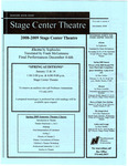 Stage Center Theatre Newsletter- Dec. 2008 by Colleen McCready