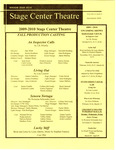 Stage Center Theatre Newsletter- Sep. 2009