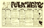 Northeastern Illinois University Activities Calendar February 1976 by Student Activities Staff