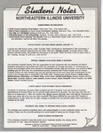 Student Notes- 1990 by University Relations Staff