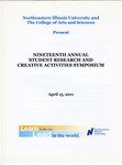 Nineteenth Annual Student Research and Creative Activities Symposium - April 15, 2011 by Symposium Steering Committee