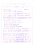 University Theatre Company Newsletter- Fall 1987, no. 4