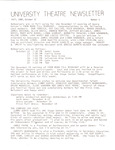 University Theatre Newsletter- Fall 1988, no.2 by UTN Staff