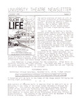 University Theatre Newsletter- Fall 1989, no. 4 by UTN Staff