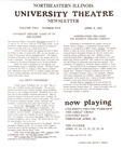 University Theatre Newsletter- April 8, 1993 by Josephine Cadiz