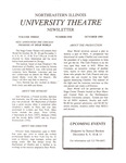 University Theatre Newsletter- October 1993