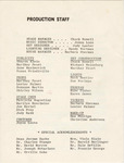 1965 - The Frog Princess and the Witch - Program by NEIU Theatre Department
