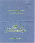 1967 - The Misanthrope flyer by NEIU Theatre Department