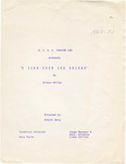 1969 - A View from the Bridge Program by NEIU Theatre Department