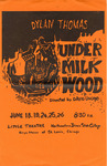 1971 - Under Milkwood Poster by NEIU Theatre Department