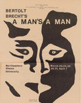1972 - A Man's a Man Program by NEIU Theatre Department