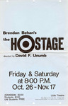 1973 - The Hostage Poster by NEIU Theatre Department