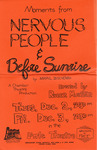 1973 - Nervous People Poster by NEIU Theatre Department