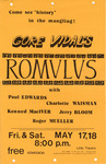 1974 - Romulus Poster by NEIU Theatre Department