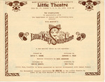 1974 - Little Mary Sunshine Program by NEIU Theatre Department