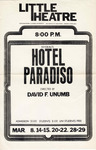 1975 - Hotel Paradiso Poster by NEIU Theatre Department
