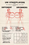 1976 - Different Drummers Poster by NEIU Theatre Department