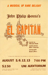 1976 - El Capitan Poster by NEIU Theatre Department