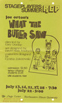1979- What the Butler Saw Poster by NEIU Theatre Department
