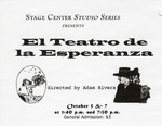 1999 - El Teatro de la Esperanza Flyer