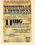 2010 - Vaudeville America Flyer