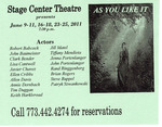 2011 - As You Like It Flyer