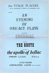 1968 - An Evening of One-Act Plays Poster