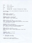 Vantage Point - Show Notes - 1996