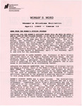 Woman's Word- Apr. 1993 by Women's Studies Program Staff